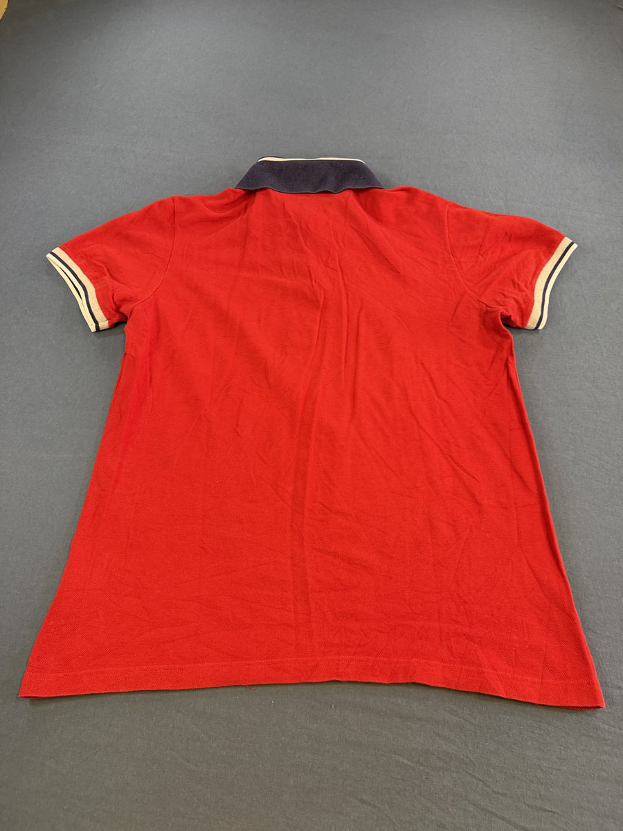 Rode Fred Perry polo maat M (piqué shirt, Special Edition)