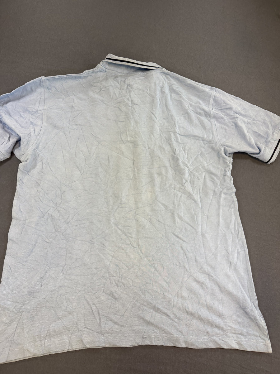 Lichtblauwe Umbro polo (sportshirt, korte mouw), maat XL