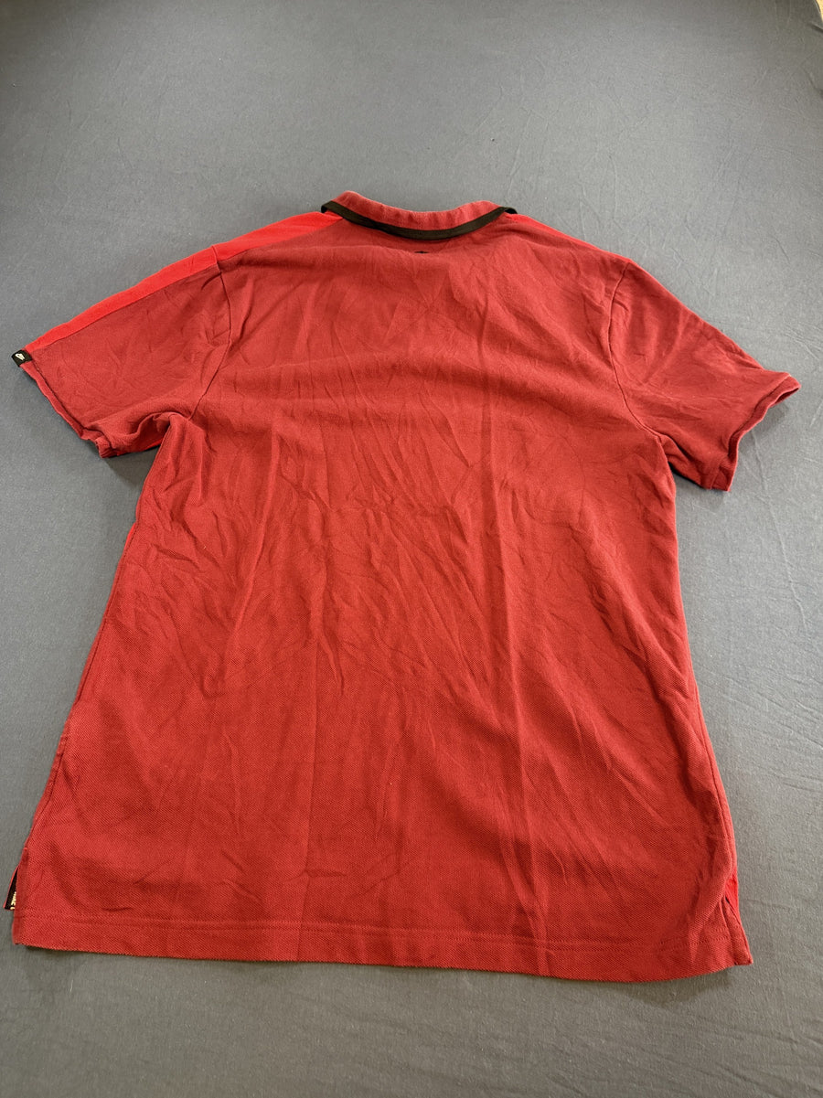 Rood Nike F.C. polo (voetbalshirt), maat XL
