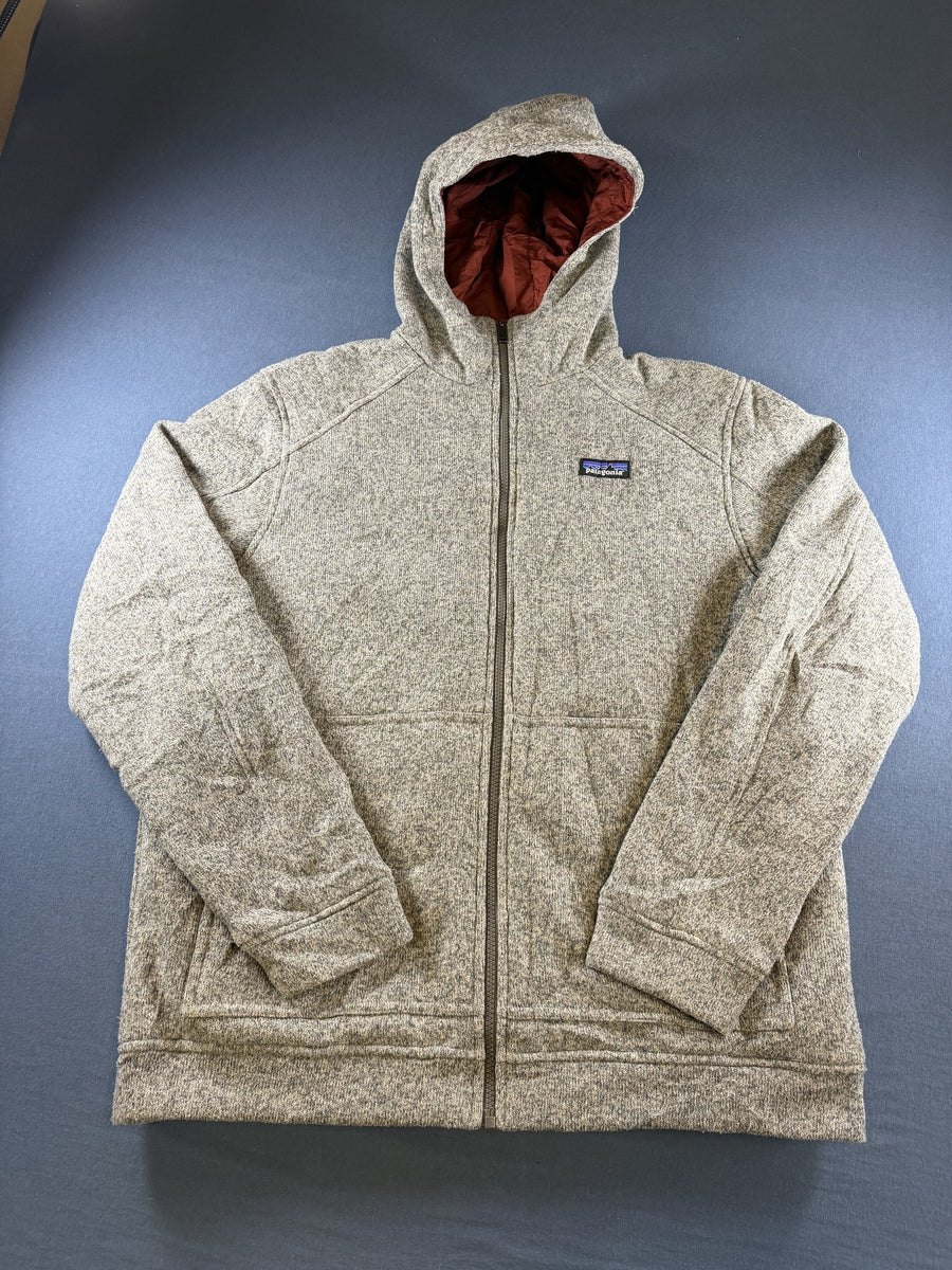 Patagonia jas grijs gemêleerd heren maat L fleecevest fleecejack