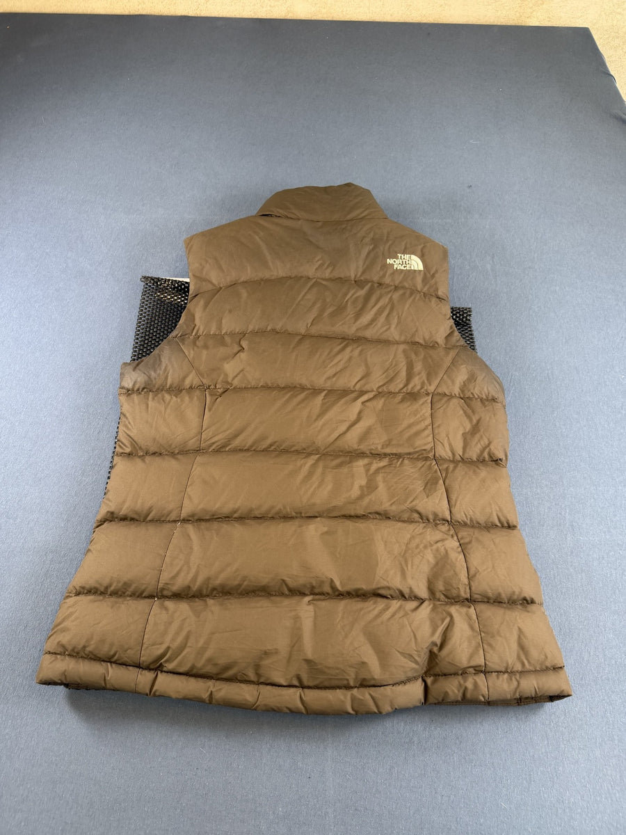 Bruin gilet (donsgilet / bodywarmer), The North Face 700, dames maat S