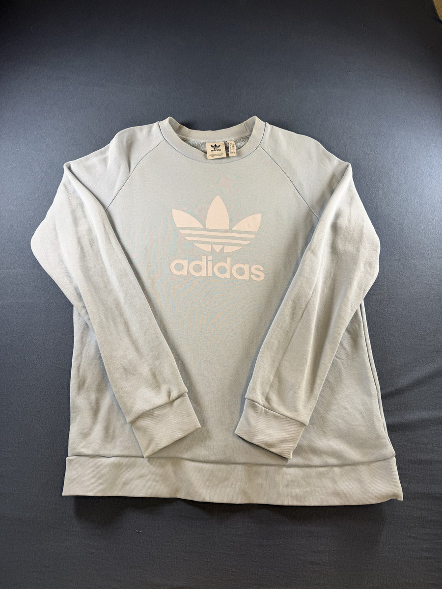 adidas Sweater blauw print