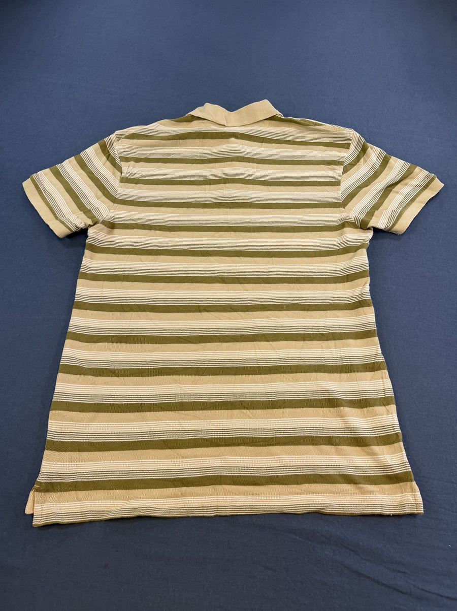 Zand-olijf Levi's piqué poloshirt (polohemd), maat M