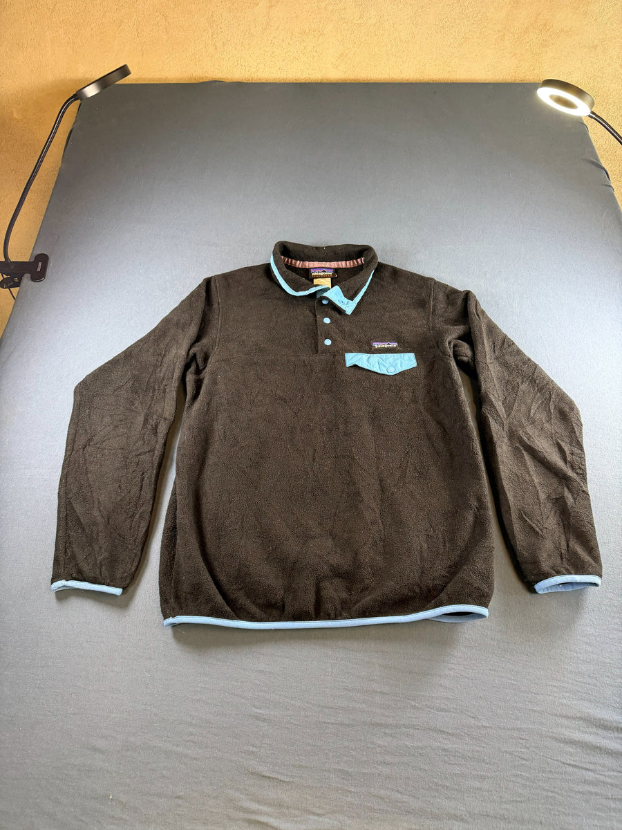 Patagonia Synchilla Snap-T trui zwart heren maat m sweater sweatshirt pullover hoodie