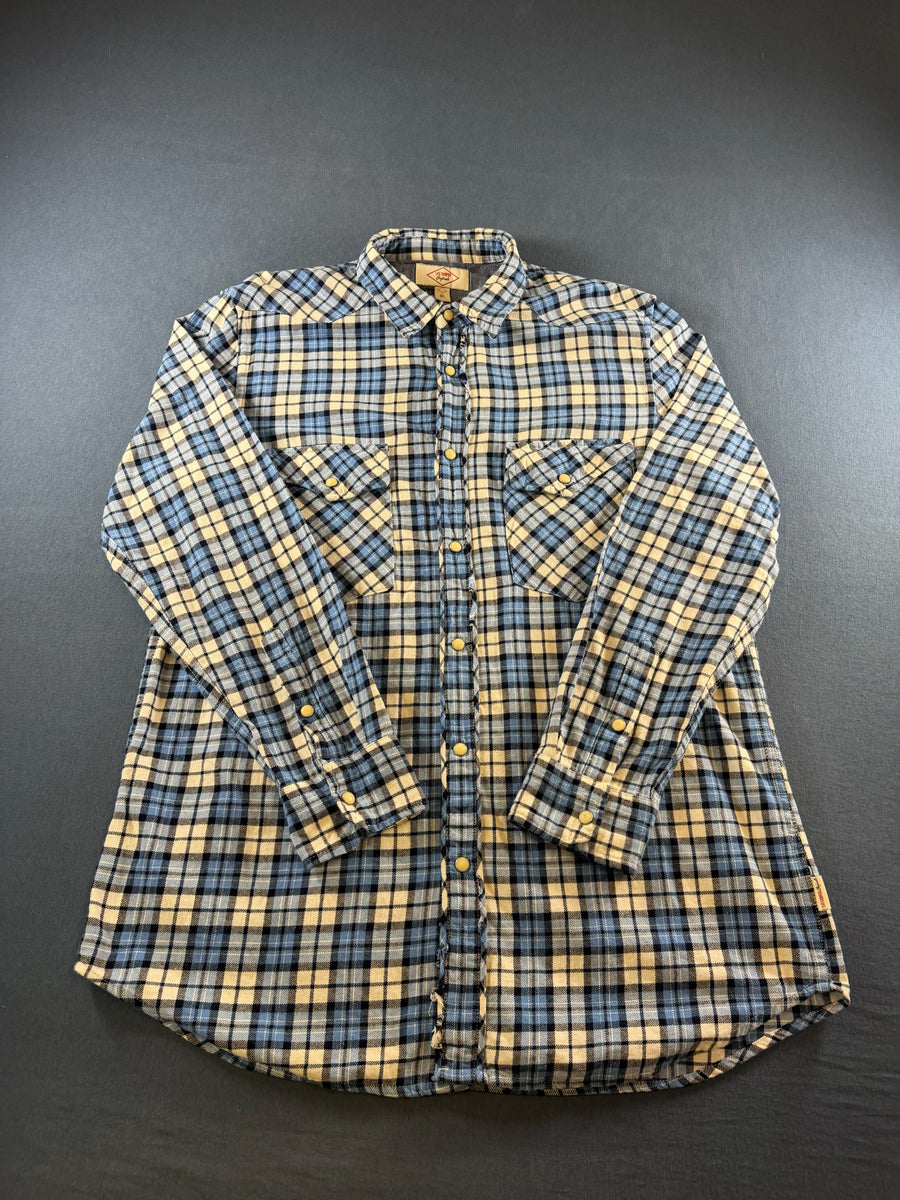 Lee Blouse blauw geruit