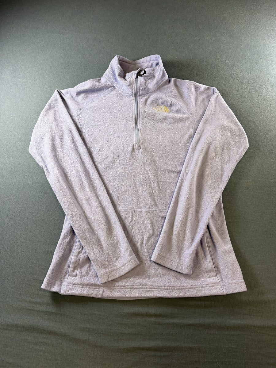 The North Face fleecetrui lila maat S halve rits
