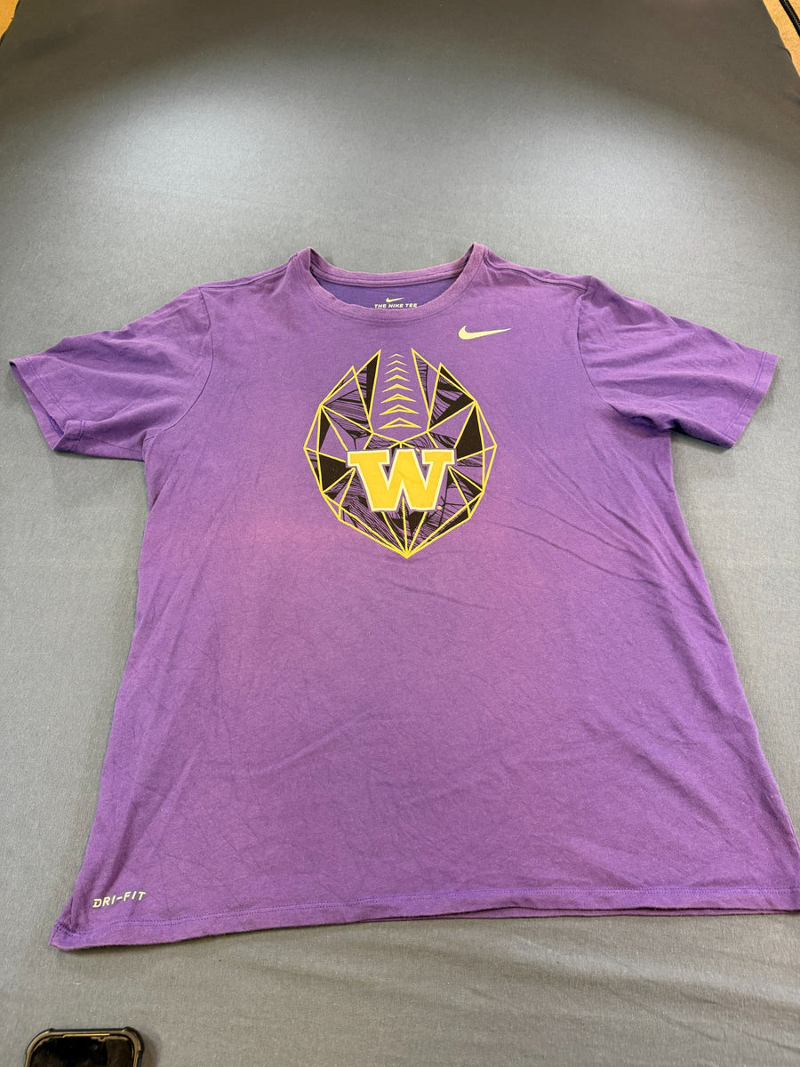 Nike T-shirt paars print Washington Huskies