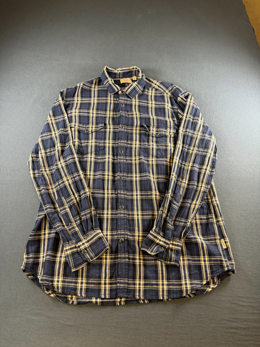 Lee Blouse blauw geruit