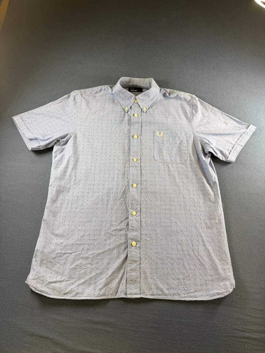 Fred Perry Blouse blauw print
