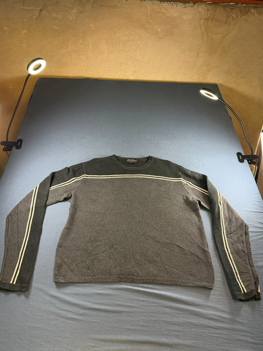 Eddie Bauer Trui zwart gestreept
