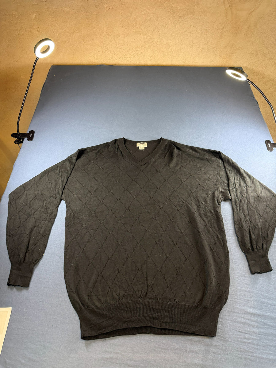 Slazenger Trui zwart geruit
