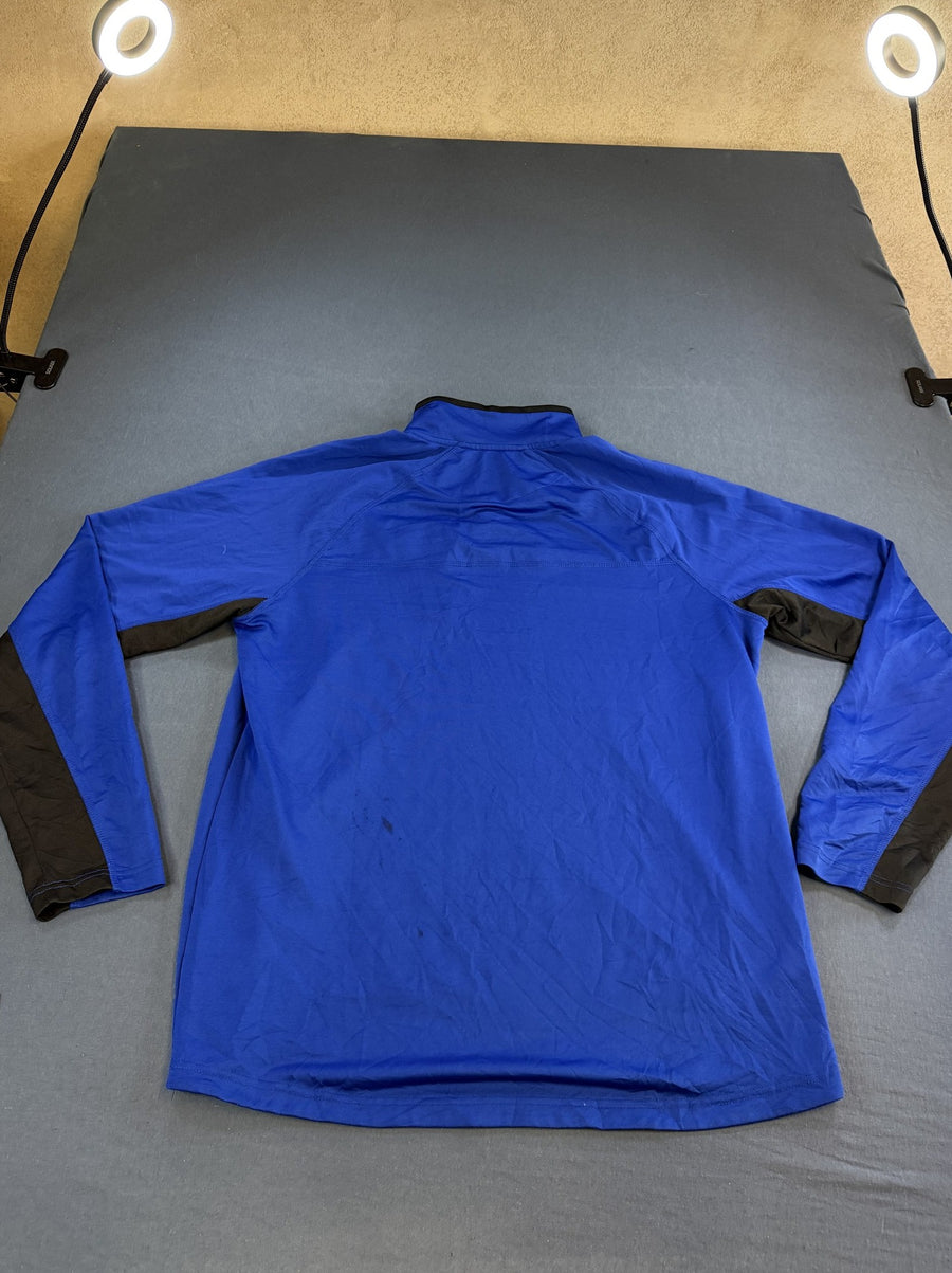 Blauwe Fila troyer (quarter zip trui), maat L