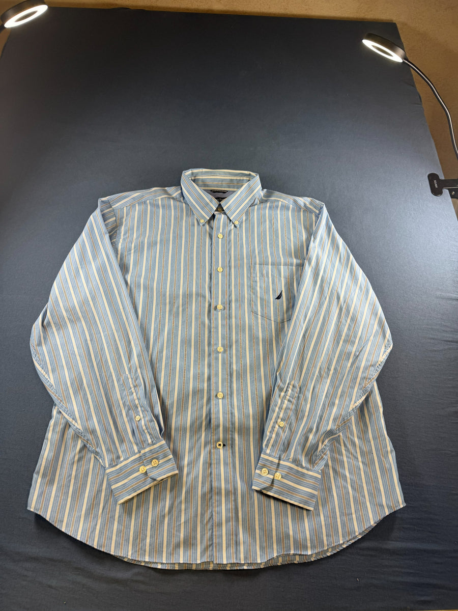 Nautica Blouse blauw gestreept