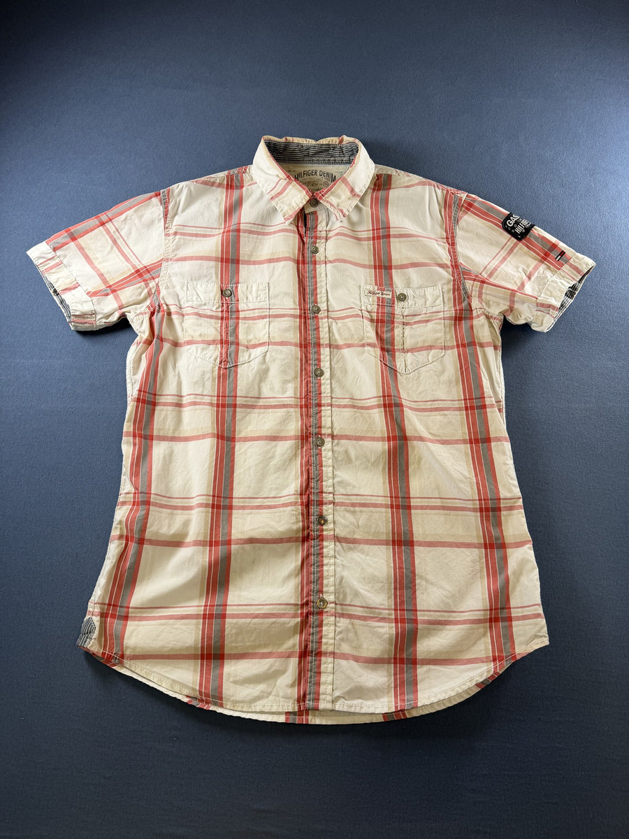 Hilfiger Denim Blouse wit geruit