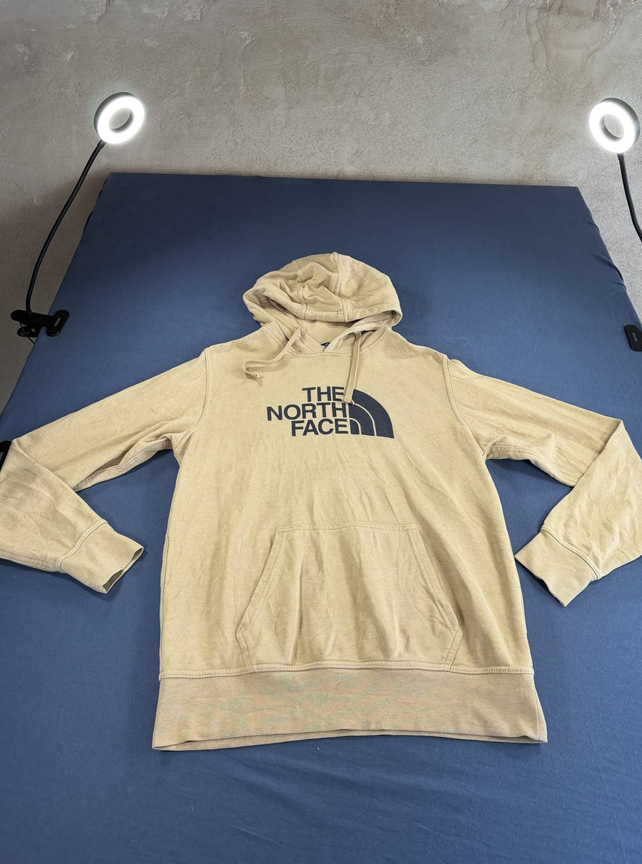 Beige capuchontrui van The North Face (hoodie/sweatvest), maat M