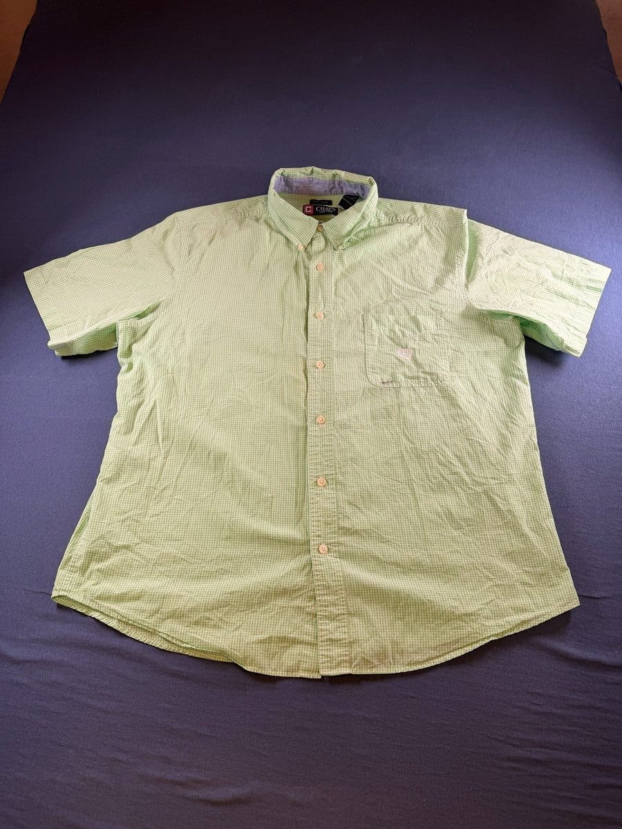 Chaps Blouse groen geruit