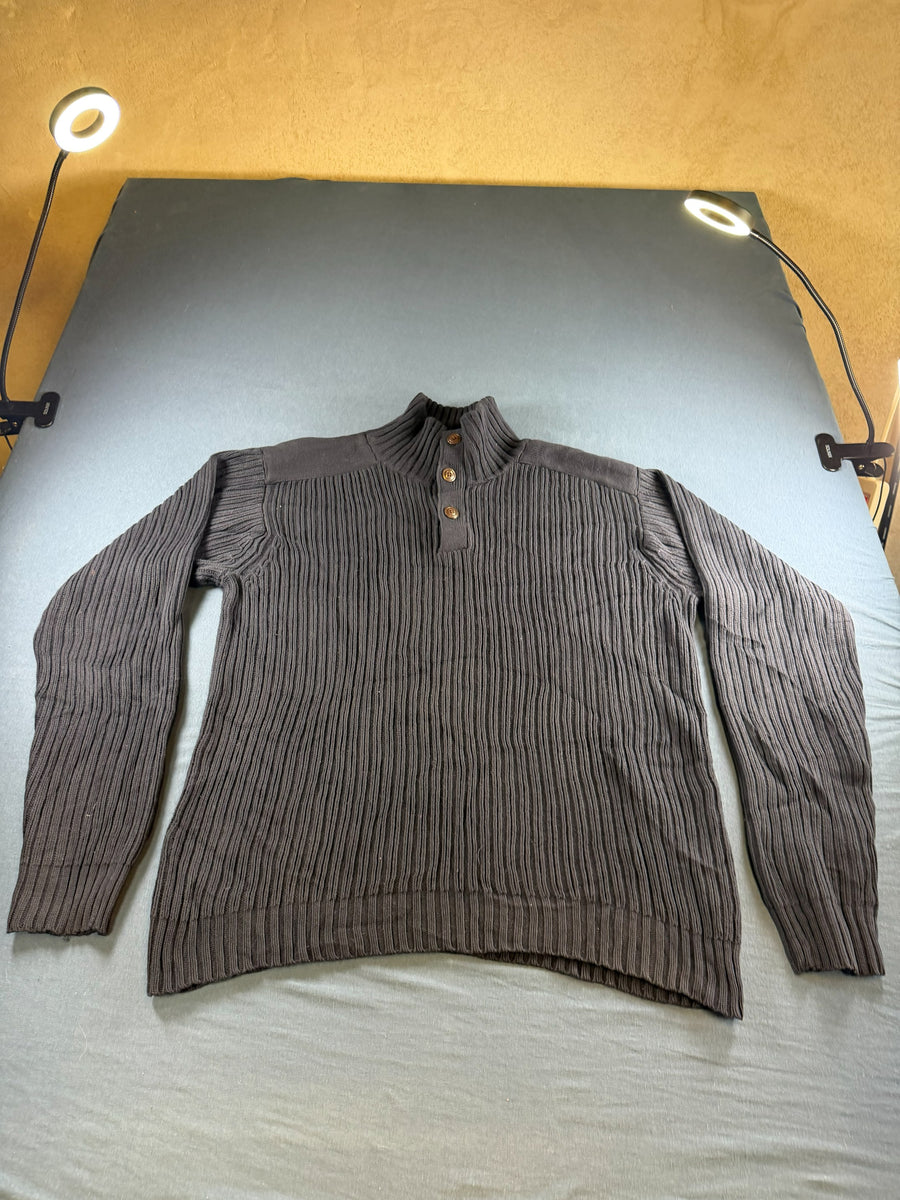 Timberland trui blauw heren maat L katoen sweater pullover gebreid