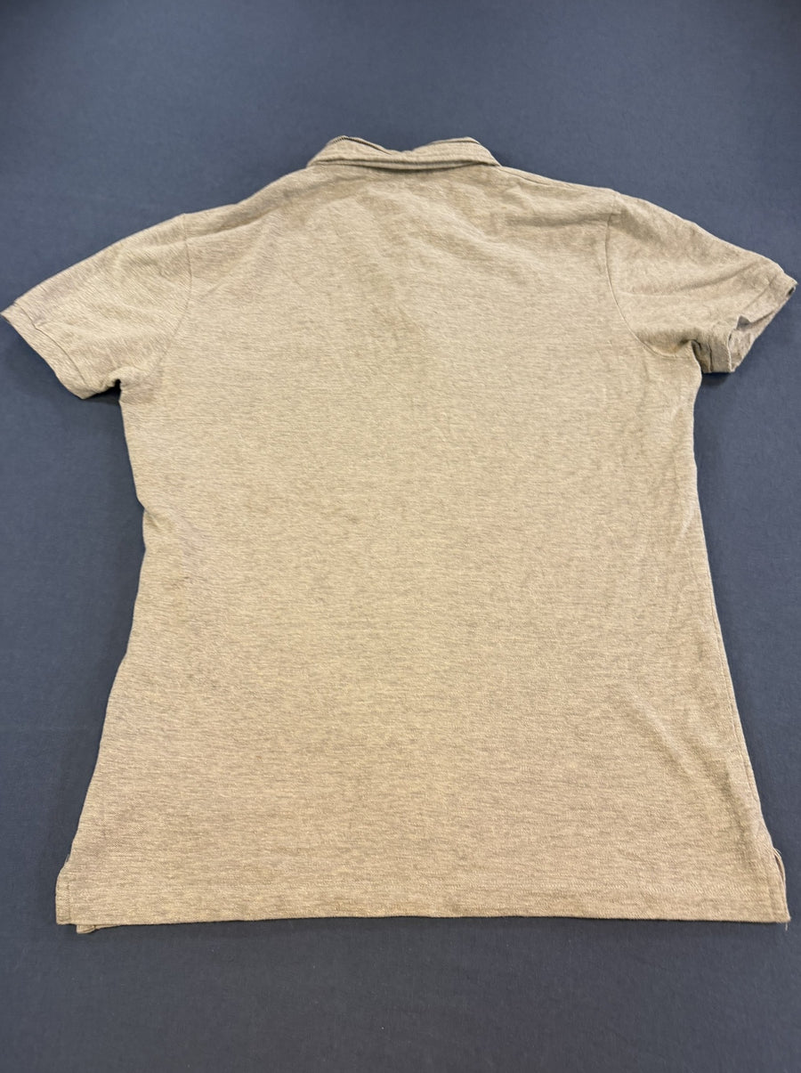 Grijs Diesel golfshirt met ritsdetail in de kraag (polo / poloshirt)