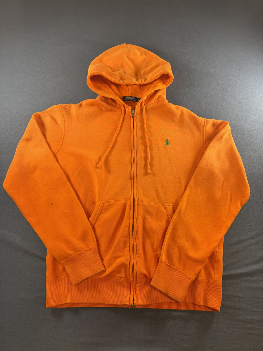 Polo Ralph Lauren hoodie oranje maat S full zip