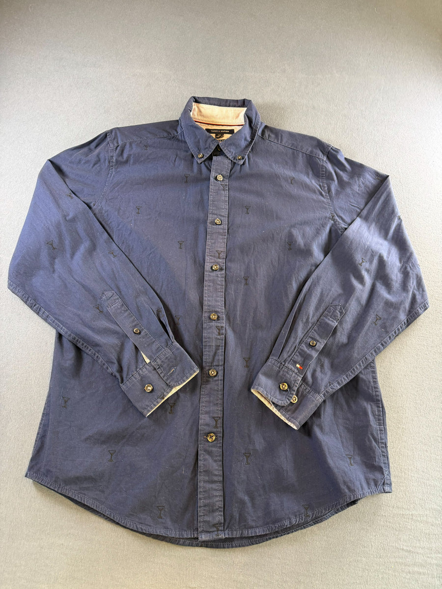 Tommy Hilfiger Blouse blauw print