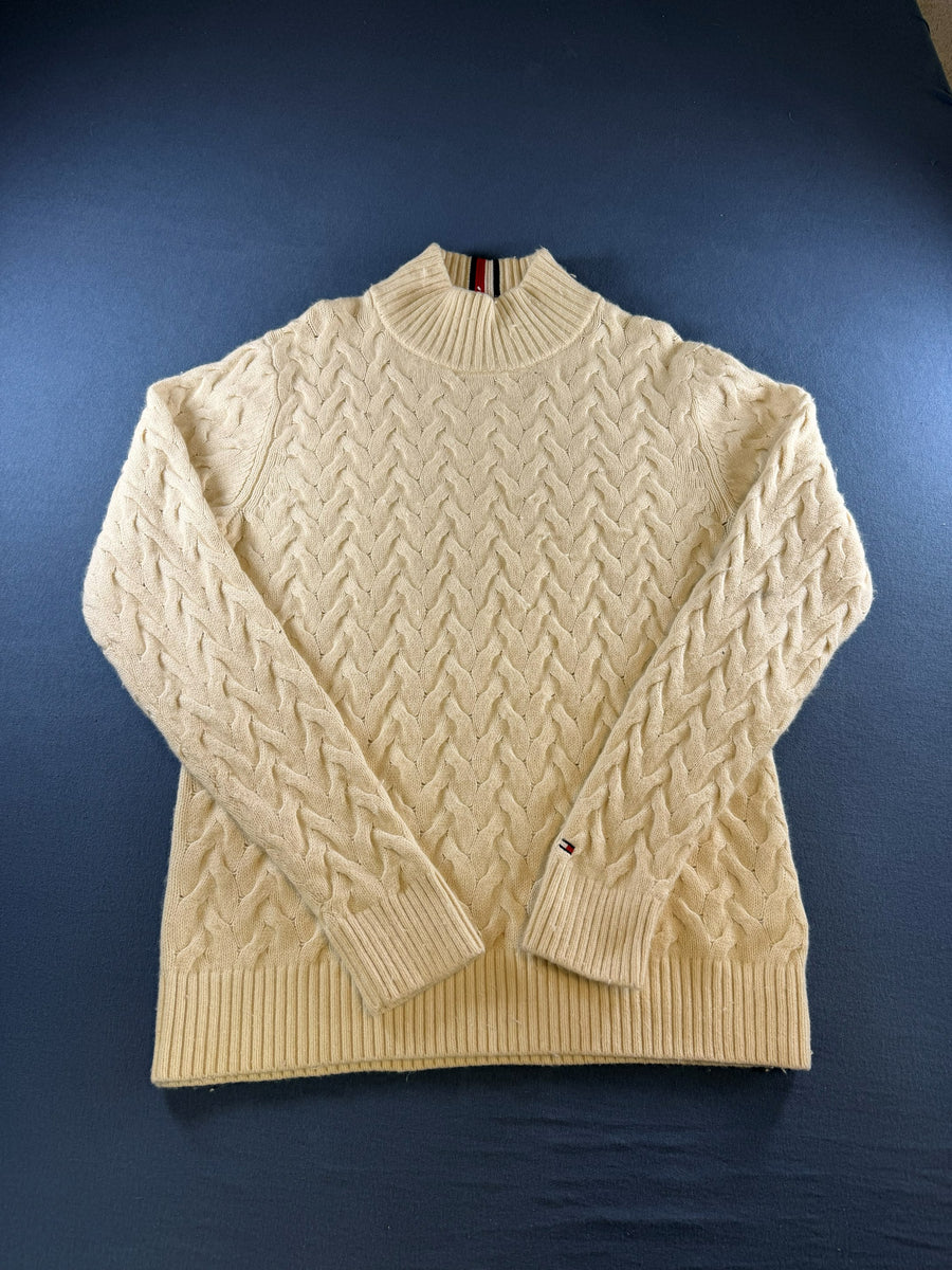 Tommy Hilfiger trui grijs heren maat M sweater pullover gebreid