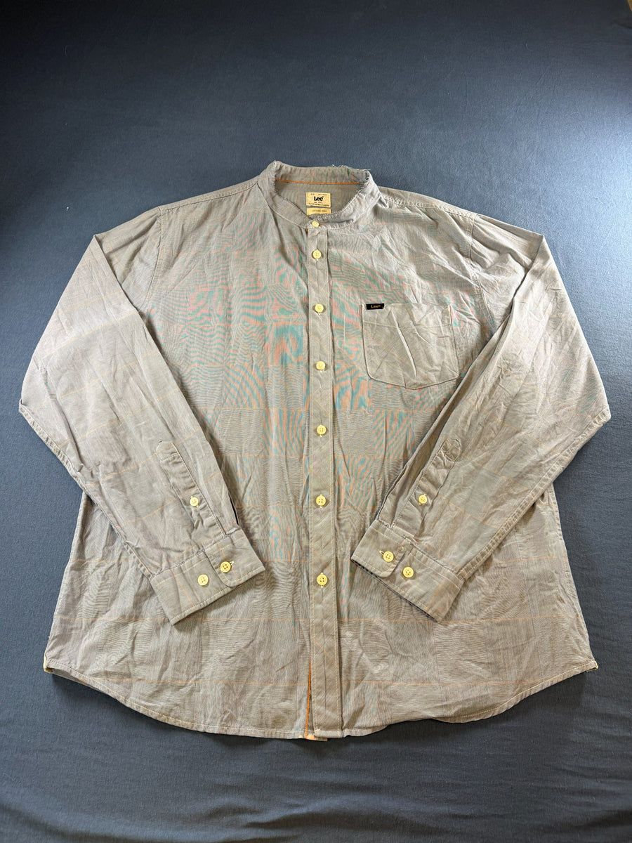 Lee Blouse blauw geruit Leesure Shirt