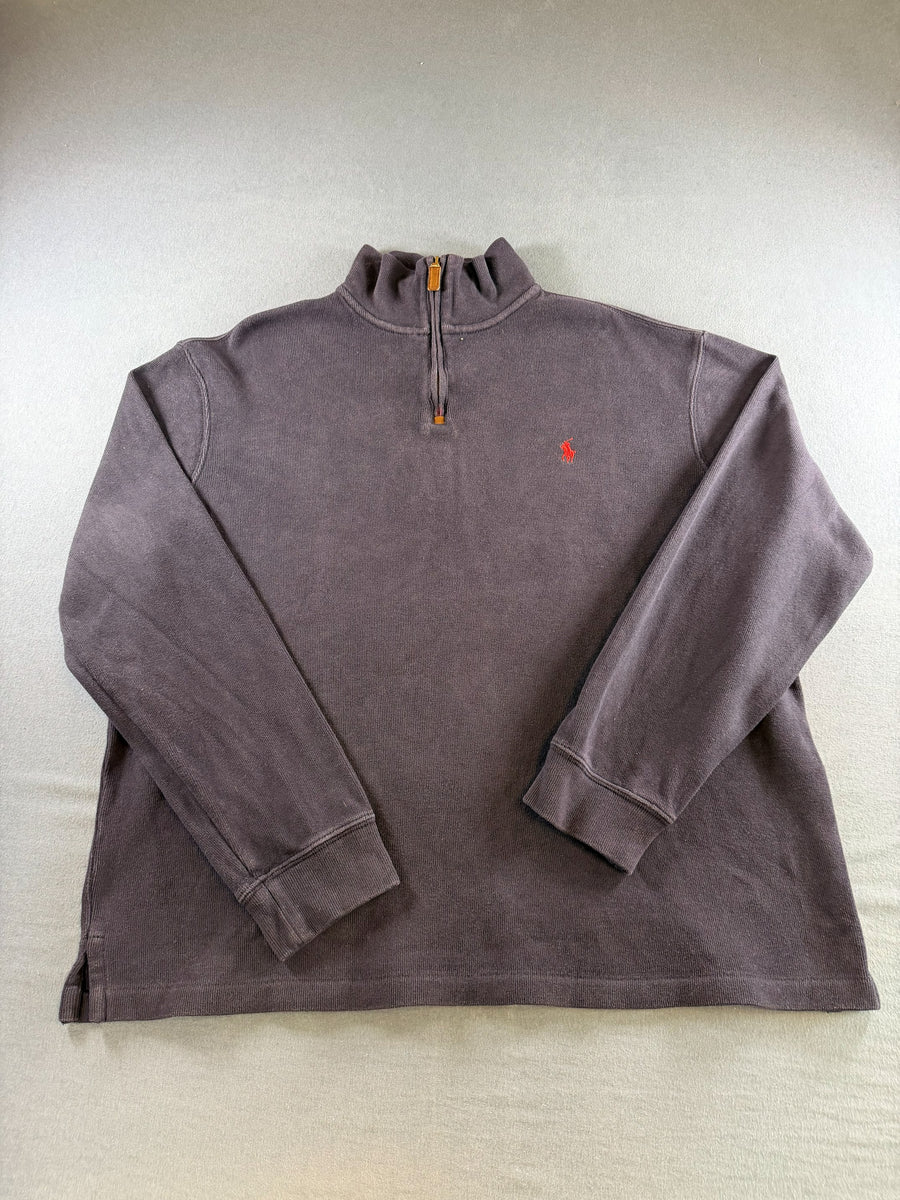 Polo Ralph Lauren sweater blauw heren maat L katoen sweatshirt trui crewneck