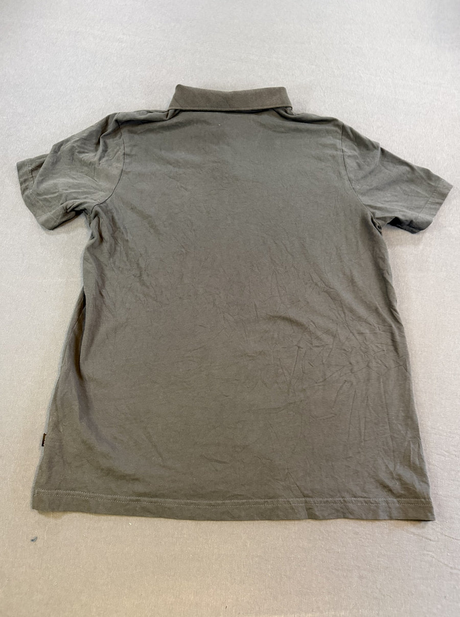 Blauwe Puma polo maat M (poloshirt / polohemd) katoen korte mouw