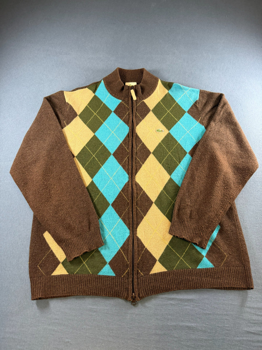 Lacoste Vest bruin geruit