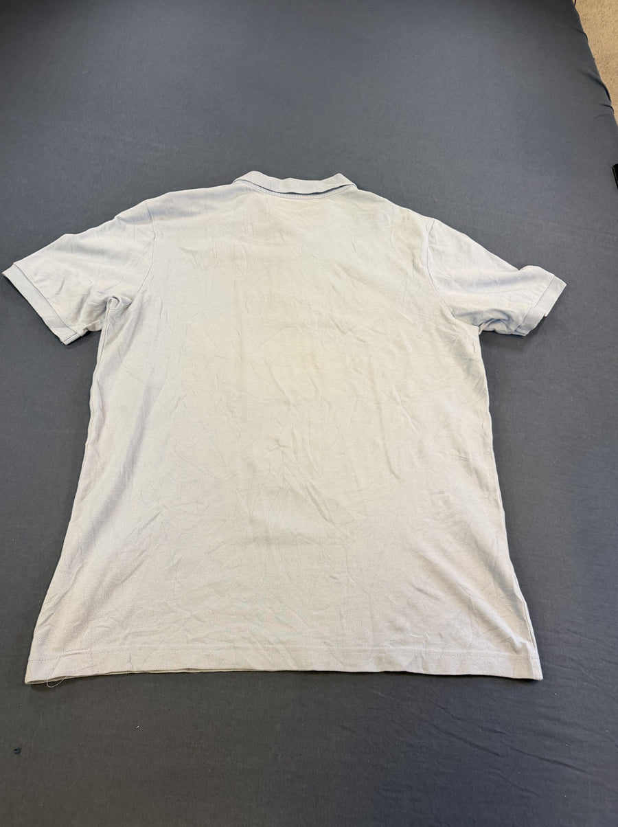 IJsblauwe Kappa sportpolo maat L (poloshirt met Omini-borduring)