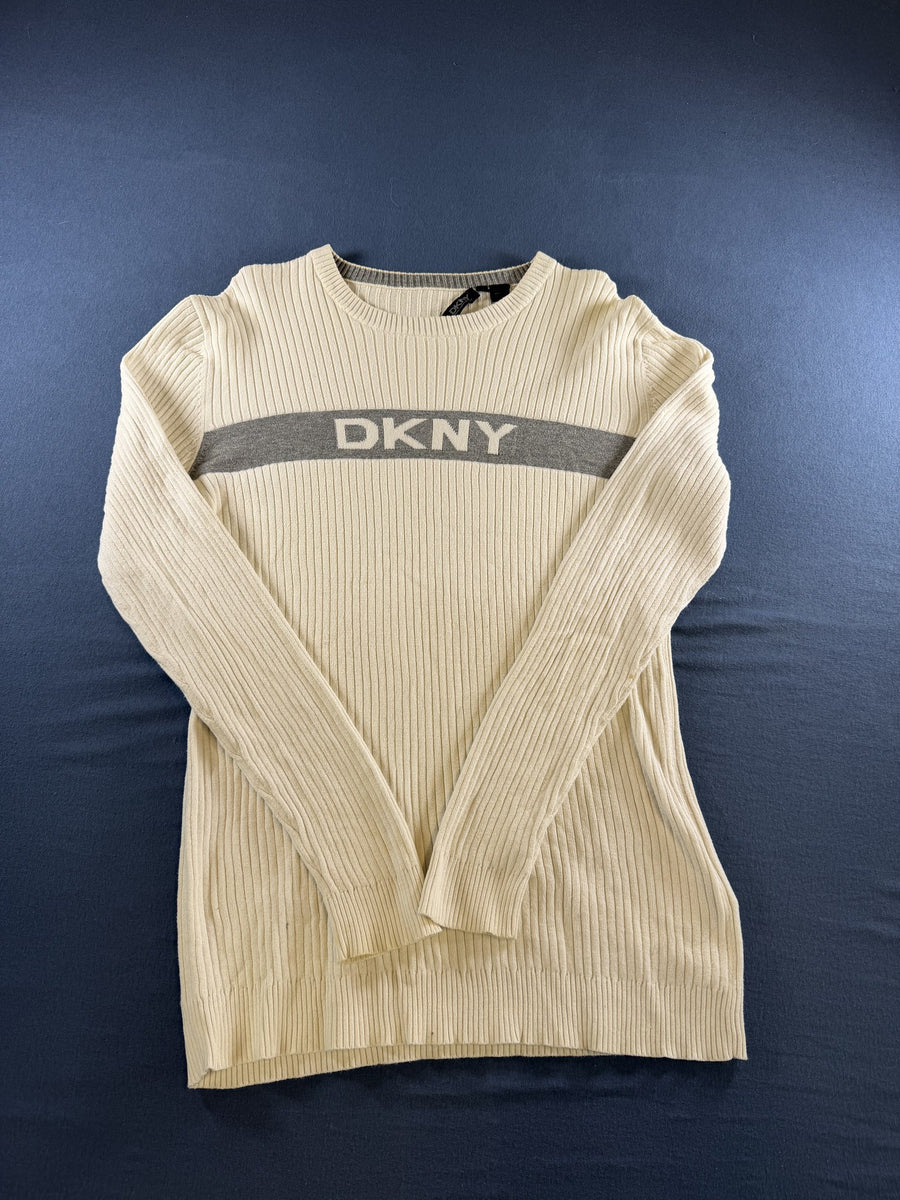 DKNY trui wit maat S logo