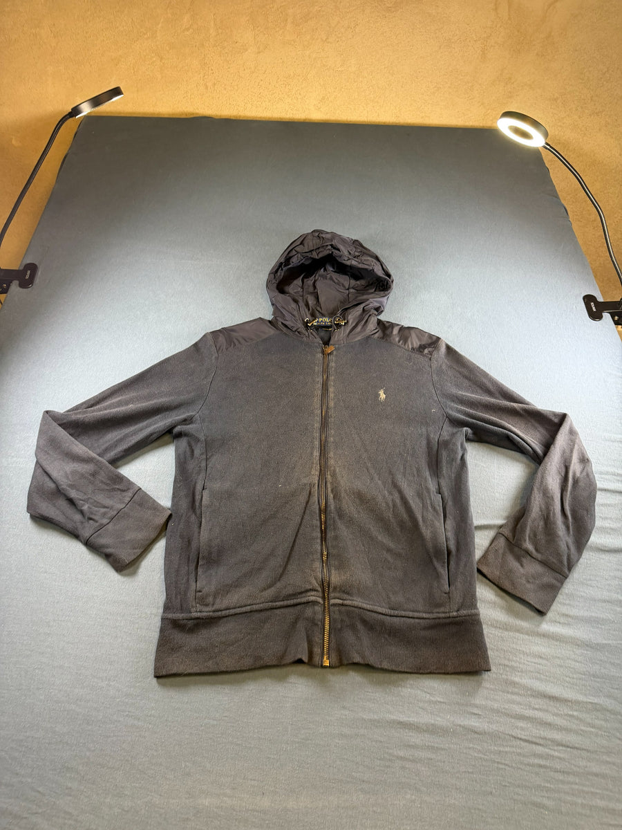 Polo Ralph Lauren Hoodie met rits blauw Estate Rib