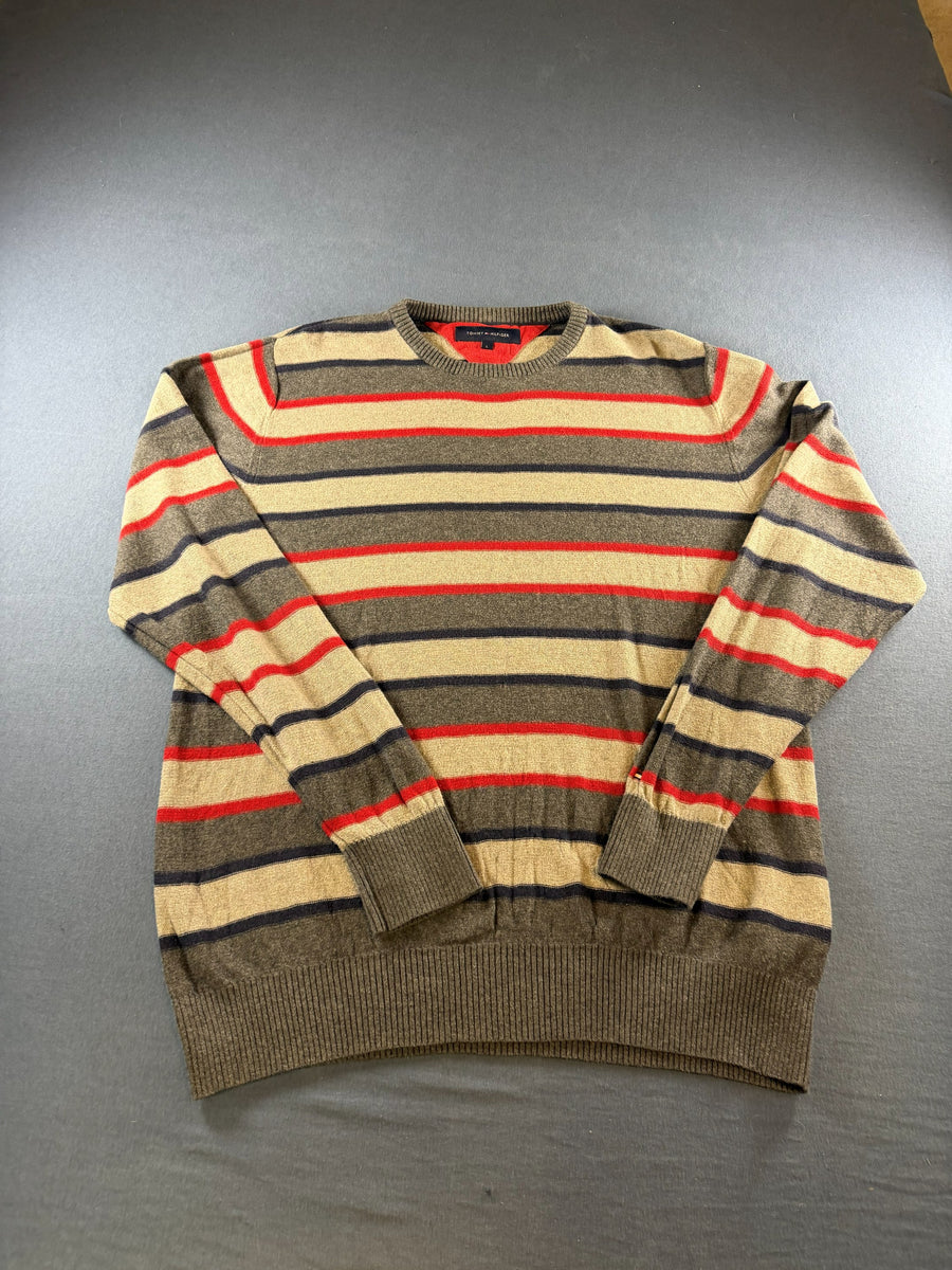 Tommy Hilfiger Trui grijs gestreept