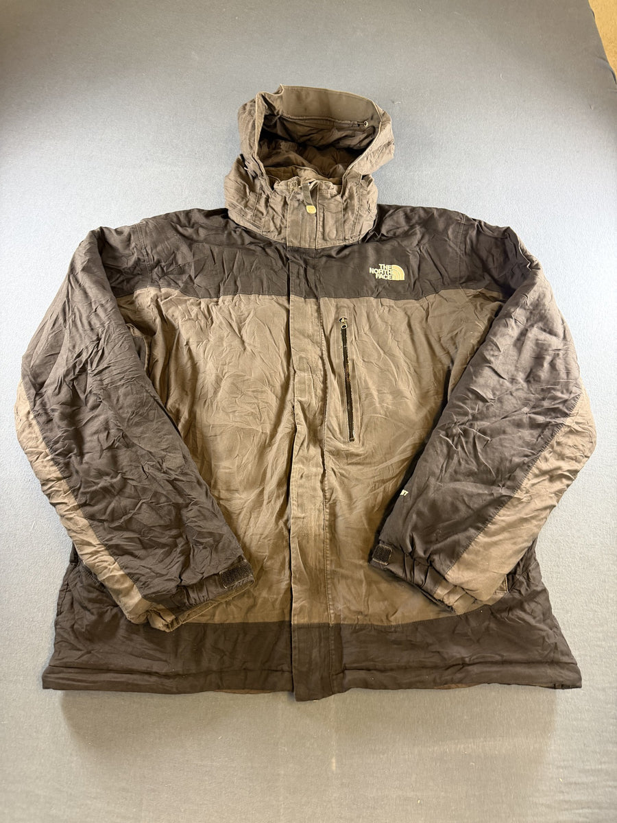 The North Face Gewatteerde jas grijs