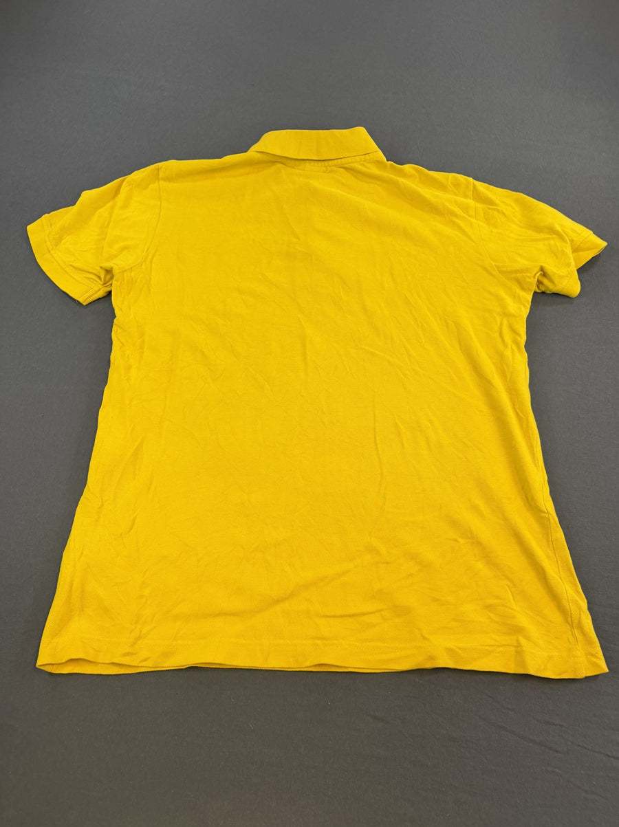 Geel Kappa poloshirt, maat M (golfshirt / polo met korte mouw)