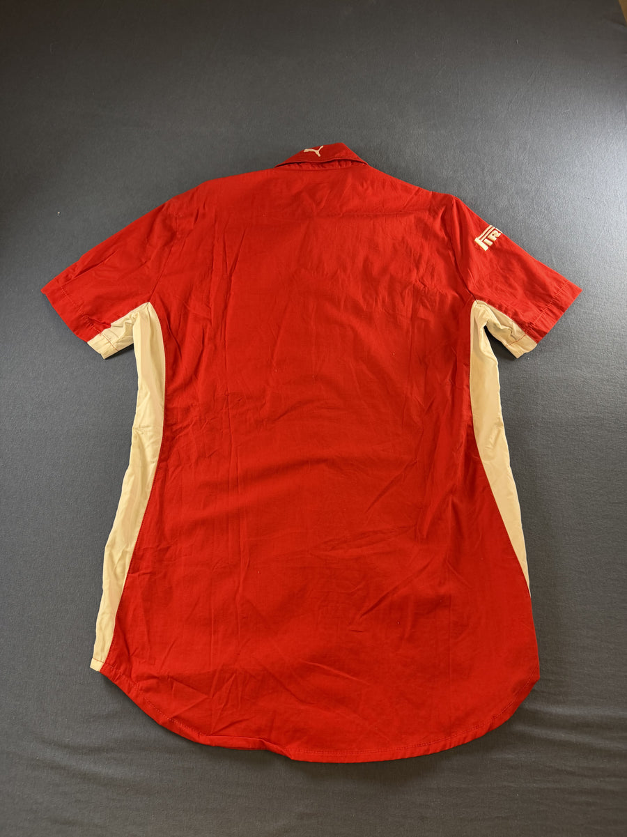 Rood Puma shirt met Scuderia Ferrari-logo (sportshirt / voetbalshirt, maat S)
