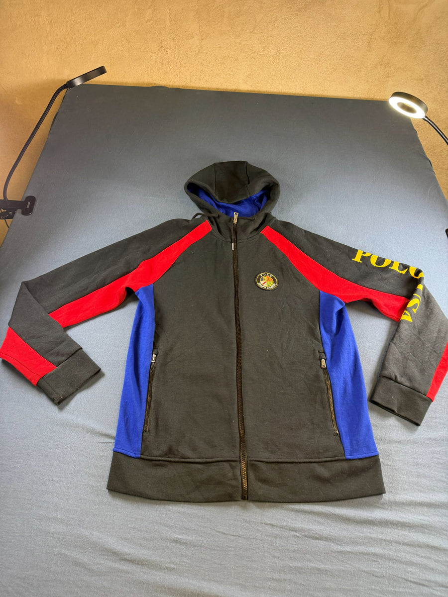 Polo Ralph Lauren Hoodie met rits zwart print