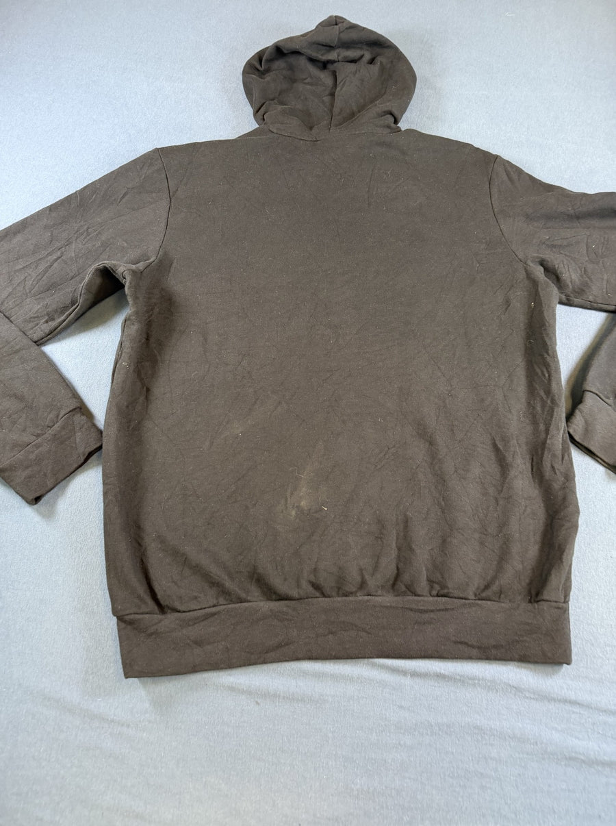 Zwart Adidas hoodie met logo, maat M (trui met capuchon)