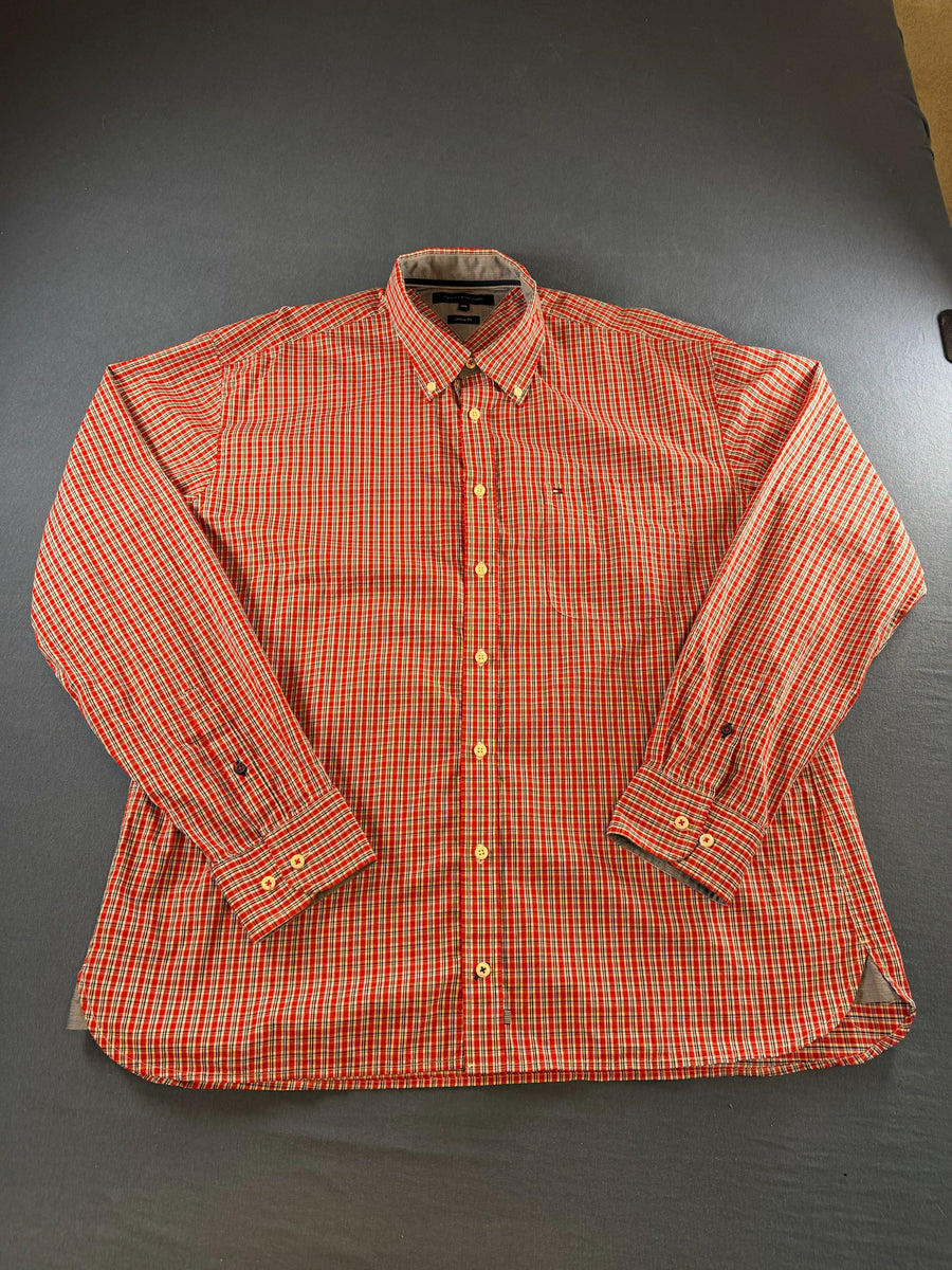 Tommy Hilfiger Blouse rood geruit