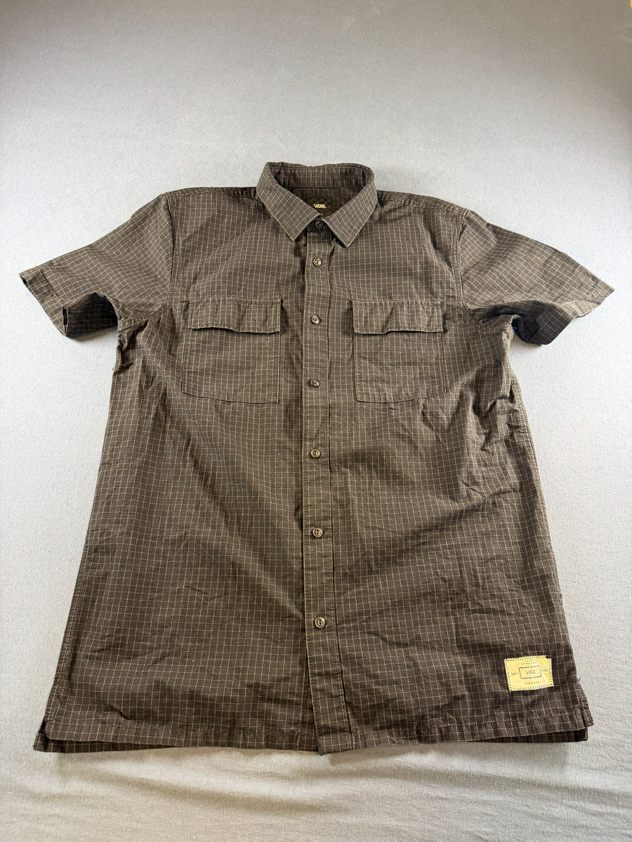 Vans Blouse zwart geruit