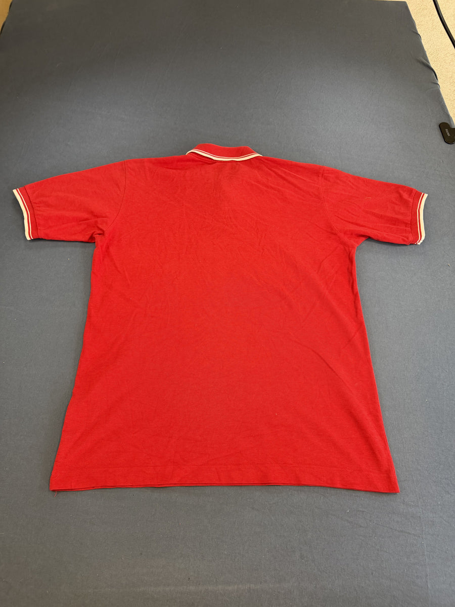 Rode Kappa polo heren, maat M (poloshirt / sportshirt met Omini-logo)