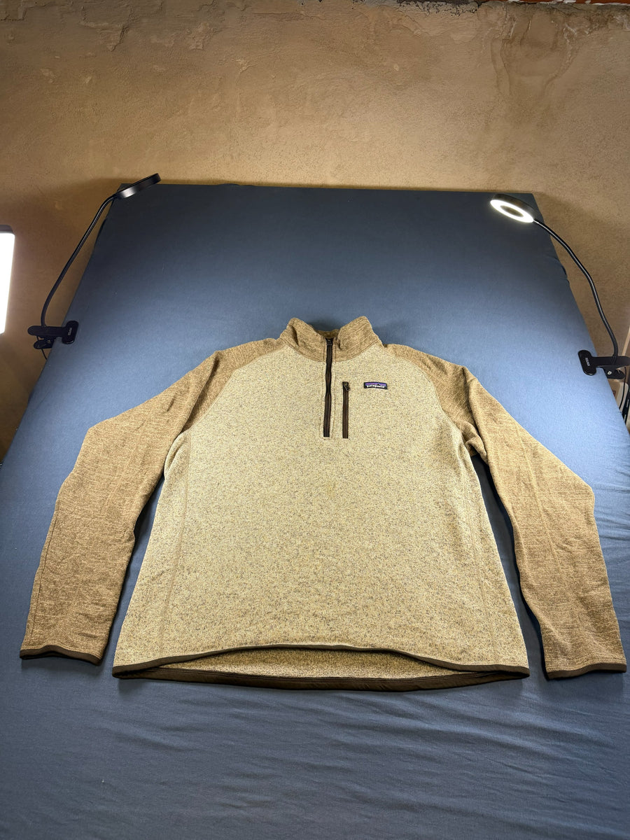Patagonia Better Sweater trui beige gemêleerd heren maat XL pullover gebreid