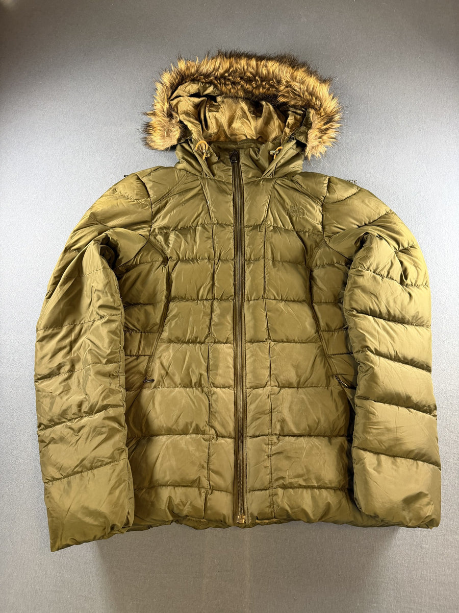 The North Face Gewatteerde jas groen