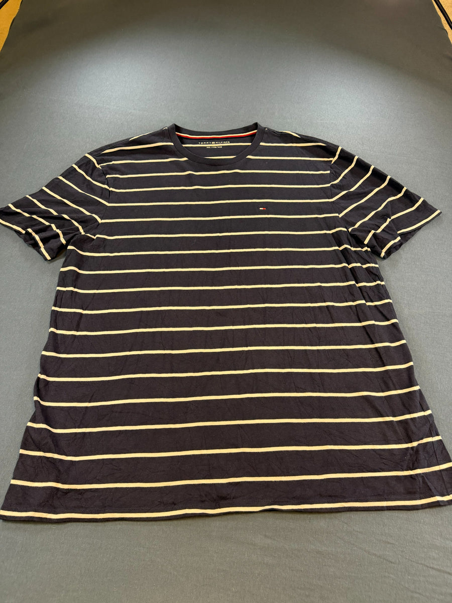 Tommy Hilfiger gestreepte shirts zwart gestreept heren maat XXL gestreepteshirts