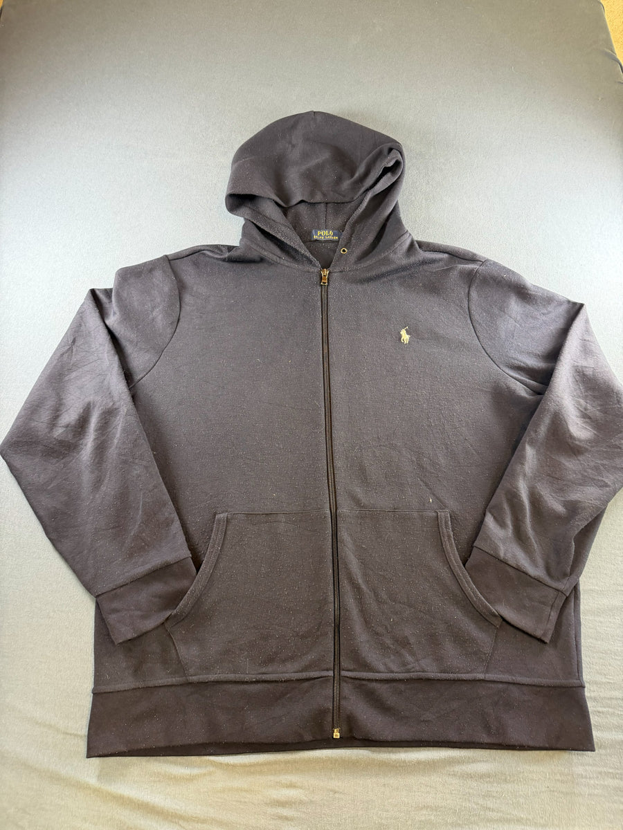 Polo Ralph Lauren Hoodie met rits blauw gemêleerd