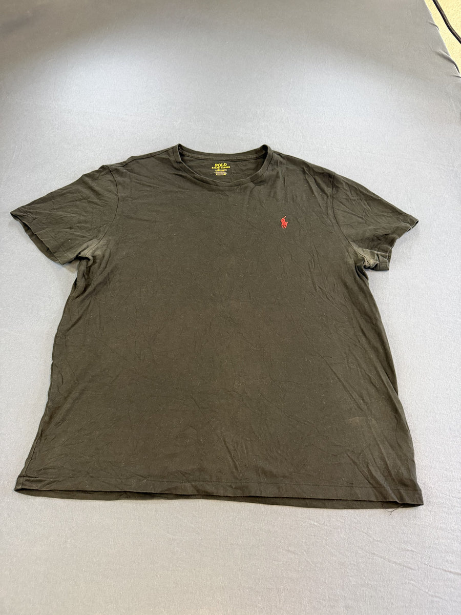 Ralph Lauren t-shirt groen heren maat M katoen shirt tee effen