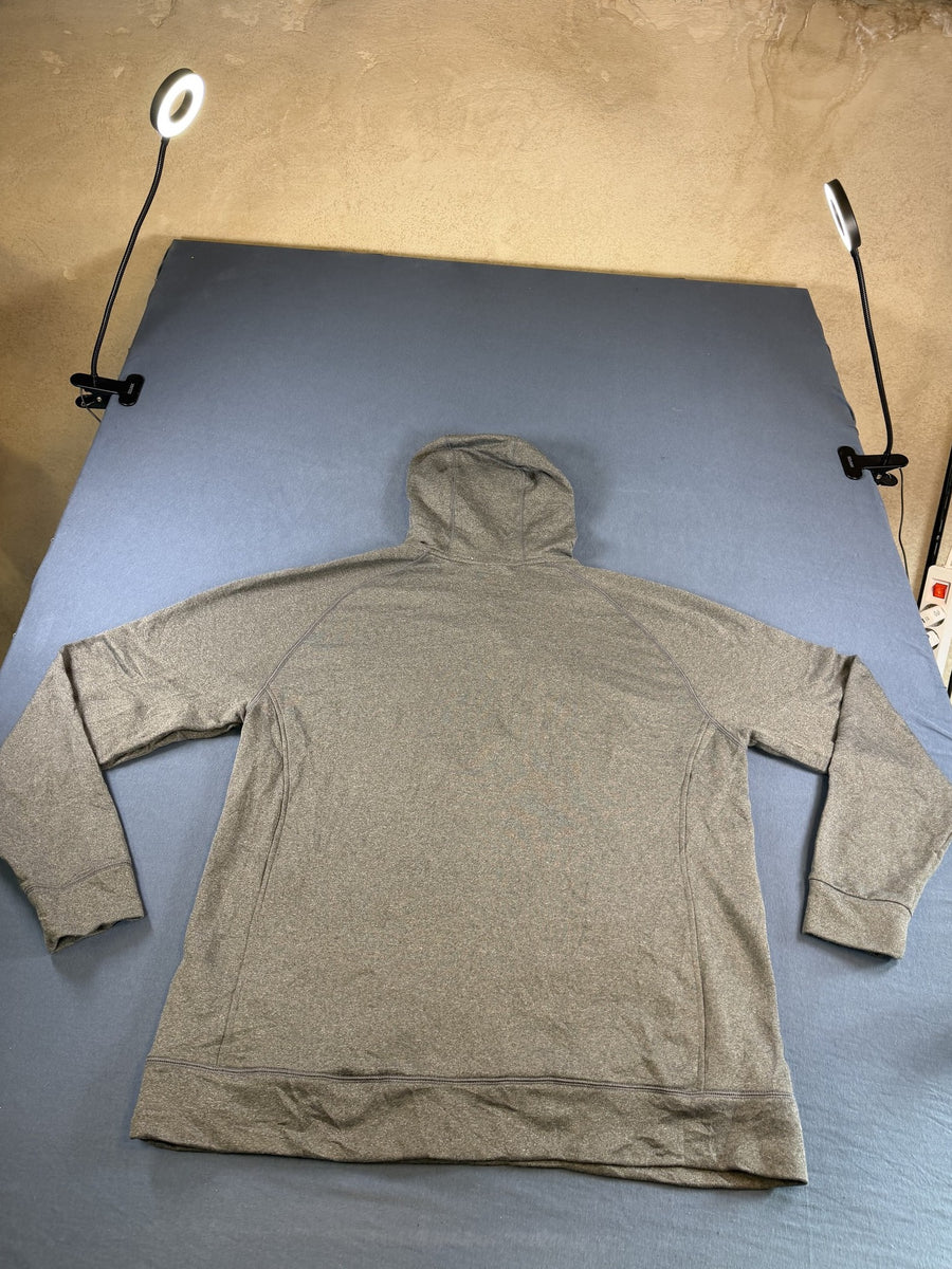 Grijze Under Armour fleecetrui met Fish Hooks print (sweatshirt/fleecevest), heren maat XXL
