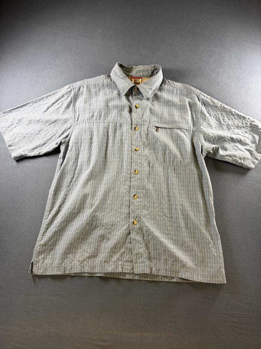 The North Face Blouse blauw geruit