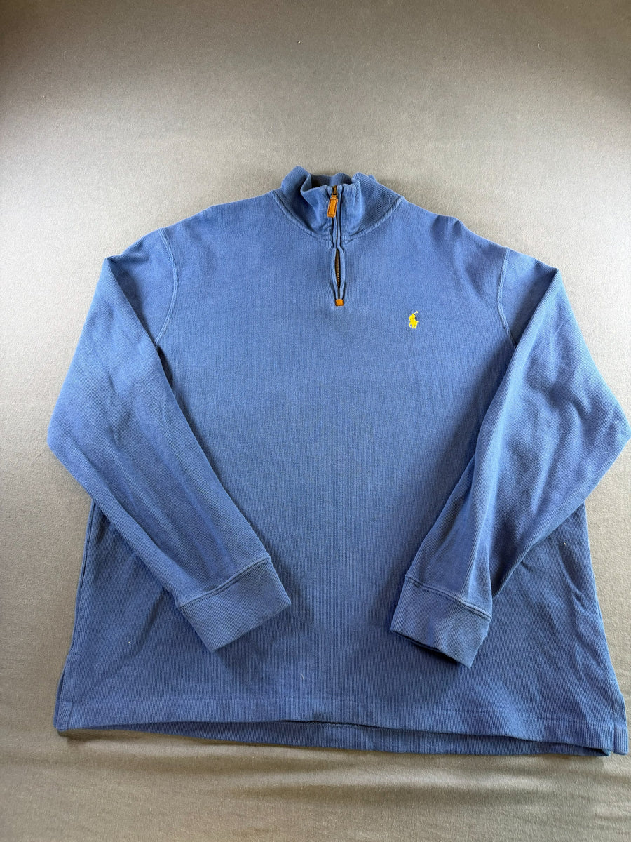 Polo Ralph Lauren trui blauw heren maat L sweater sweatshirt pullover hoodie