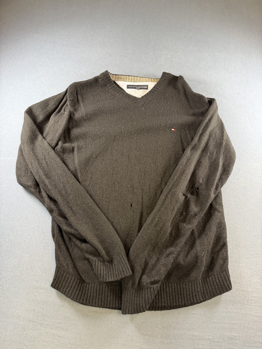 Tommy Hilfiger trui zwart maat M V-hals